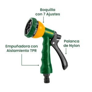 JADEVER JDSN1E07 Plastic Trigger Spray Nozzle for Garden Hose