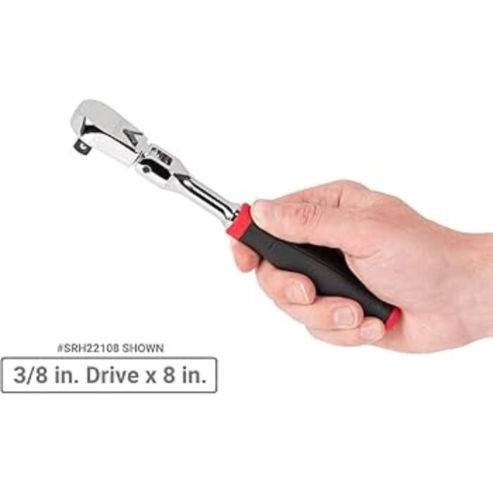 GSK CUT 1/4 Inch Drive Quick Release 72-Tooth Ratchet Wrench with Anti-Slip Handle
