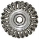 GSK CUT 6 Inch Heavy Duty Knotted Twisted Steel Wire Wheel Brush
