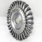 GSK CUT 6 Inch Heavy Duty Knotted Twisted Steel Wire Wheel Brush