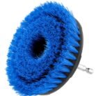 WADFOW WNY2440 4 Inch Blue Medium Bristle Drill Cleaning Brush