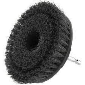 WADFOW WNY3440 4 Inch Black Hard Bristle Drill Cleaning Brush WADFOW WNY3440 4 Inch Black Hard Bristle Drill Cleaning Brush