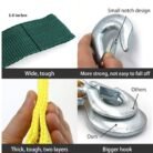 GSK CUT 4 Meter Heavy Duty Nylon Tow Strap with Safety Hooks for Vehicle Recovery