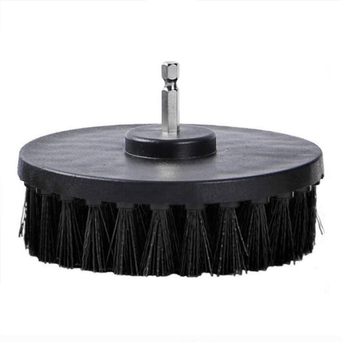 4 Inch Black Hard Bristle Drill Cleaning Brush