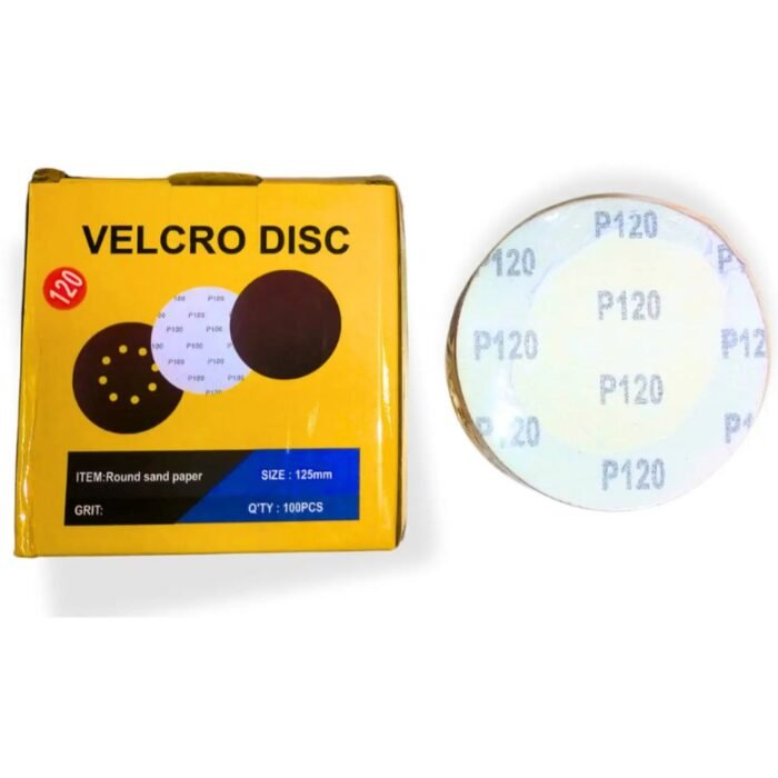 GSK CUT 125mm 120 Grit Hook & Loop Aluminium Oxide Sanding Discs Pack of 100 GSK CUT 125mm 120 Grit Hook & Loop Aluminium Oxide Sanding Discs Pack of 100
