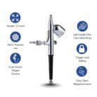 GSK CUT 0.3mm Dual Action Pneumatic Airbrush Spray Paint Gun