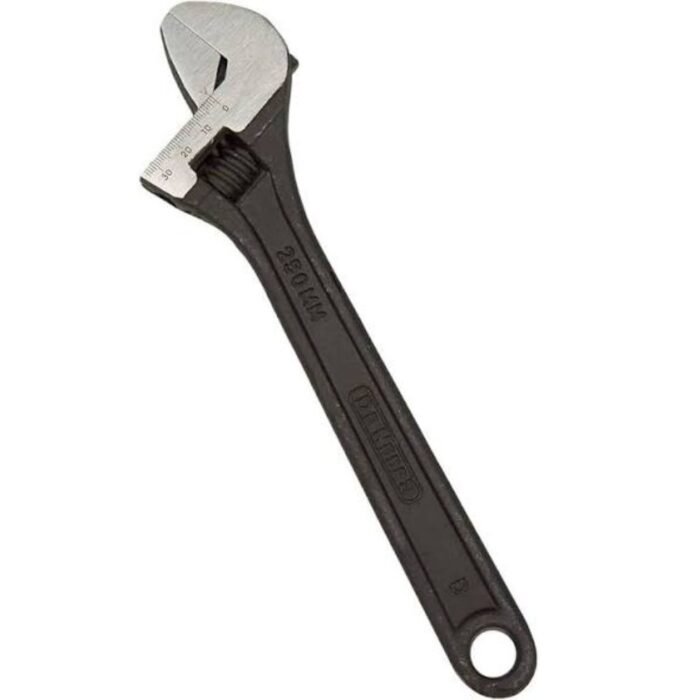 De Neers 10 Inch Chrome Vanadium Adjustable Wrench Spanner