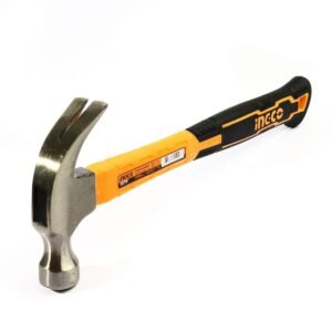 INGCO HCHS8016 16oz Claw Hammer with Fiberglass Handle