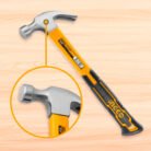 INGCO HCHS8016 16oz Claw Hammer with Fiberglass Handle