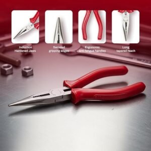 DE NEER 1430/6 150mm Long Nose Plier