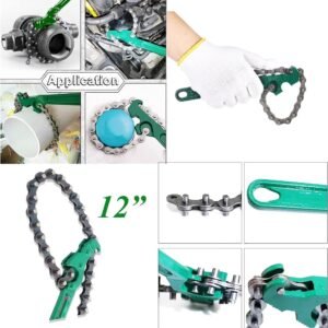 Hanbon 12 Inch Adjustable Chain Type Oil Filter Wrench