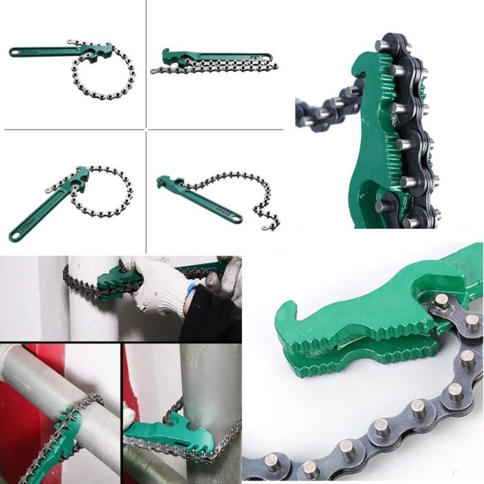 Hanbon 12 Inch Adjustable Chain Type Oil Filter Wrench