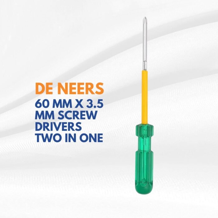 De Neers 60 mm x 3.5 mm Screw Drivers Two in One