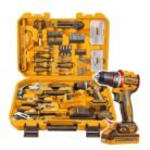 INGCO HKTHP41662 166-piece complete hand tool set with sockets, ratchet, spanners, screwdrivers and pliers
