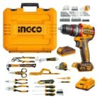 INGCO HKTHP41662 166-piece complete hand tool set with sockets, ratchet, spanners, screwdrivers and pliers
