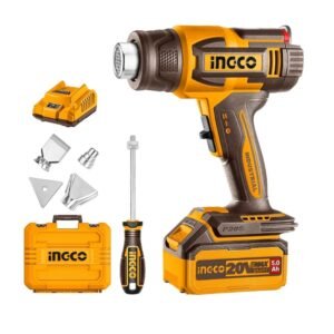 INGCO HGLI20065 20V cordless heat gun for heating, heat shrinking and workshop applications
