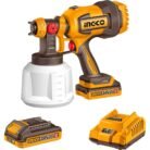 INGCO CSGLI20042 20V Cordless Li-Ion Spray Gun with Battery and Charger