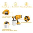 INGCO CSGLI20042 20V Cordless Li-Ion Spray Gun with Battery and Charger