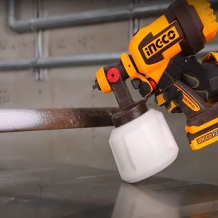 INGCO CSGLI20042 20V Cordless Li-Ion Spray Gun with Battery and Charger